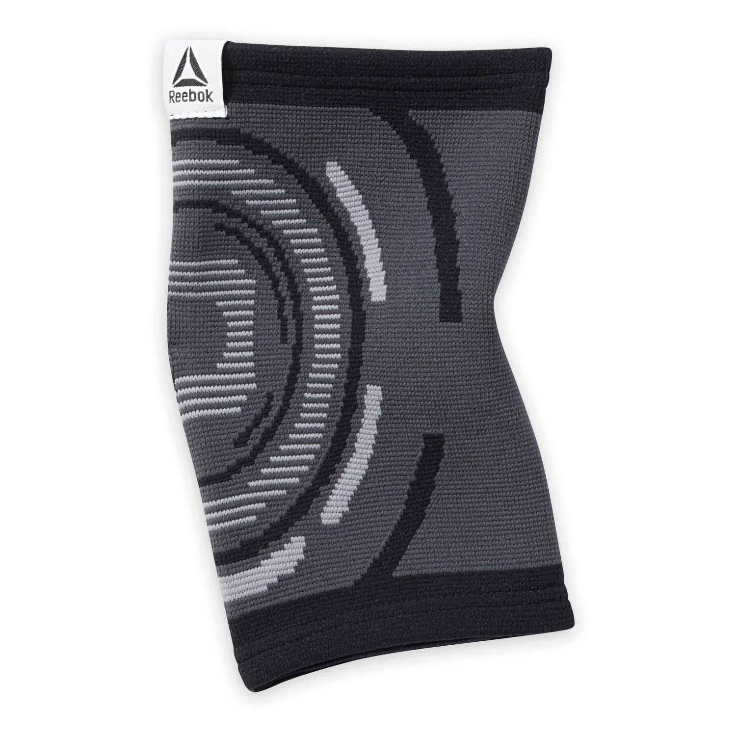(2 pack) Reebok Delta Speedwick Moisture-Wicking Elbow Support, 4-Way Stretch Knit, Black, Unisex, S/M