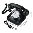 thumbnail image 2 of Retro Phone Landline Telephone,WX-3011 Vintage Black Multi Function Plastic Home Telephone Retro Wire Landline Phone, 2 of 9