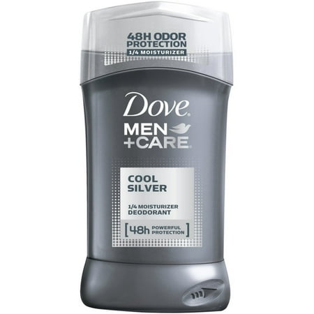 Dove Men + Care Non-Irritant Deodorant, Cool Silver 3 oz (Pack of