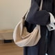 thumbnail image 2 of Bolso bandolera de un solo hombro de gran capacidad para mujer, bolso de viaje de ocio de nailon con contraste de color, 2 of 5