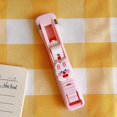 thumbnail image 1 of Sujetador de hoja de papel reutilizable para escuela y oficina, dispensador de Clip, empujador, grapadora, Clipspink flower, 1 of 3