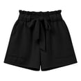 thumbnail image 4 of Ruyang Wide Leg Shorts for Teen Girls Pleated High Waist Straight Leg Shorts Summer Solid Trendy Active Shorts with Pockets, 4 of 6