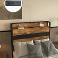 thumbnail image 3 of Miniyam Twin Size Bed with Storage Drawers, Charging Station for Adult, Brown, 3 of 6