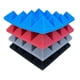 thumbnail image 3 of 24Pcs 25X25X5Cm Studio Acoustic Soundproof Foam Pyramid Noise Insulation Sound Absorption Treatment, 3 of 5
