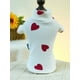 thumbnail image 2 of Valentine's Day 1pc Pink Pet Clothes High Collar Warm Casual Style Two Feet Jumpsuit Heart Patterned T-Shirt Suitable For Small And Medium-Sized Dogs,, 2 of 4