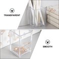 thumbnail image 3 of OUNONA 2Pcs Pen and Memo Holder Transparent PP for Office and Home Use, 3 of 8