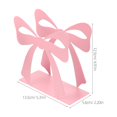 thumbnail image 2 of unbranded 2Ud Servilletas De En Metal Rosa Con Lazo Decorativo Para Cocina Y Fiesta, 2 of 8