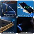 thumbnail image 3 of Funda magnética de privacidad para iPhone 13 Pro Max, de vidrio templado de doble cara, protección completa, color dorado, 3 of 6