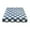 Blue, variant on Blue Twin Size Fitted Sheet With Checkerboard Details Ideal For Winter Use With Secure Fit And Soft Feel