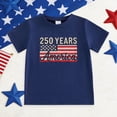 thumbnail image 2 of Ulanda Kids 4th of July Shirt USA Flag Clothes Toddler Boys Girls Children Patriotic Tee Tops 1-7 Years (Navy, 18-24 Months), 2 of 5