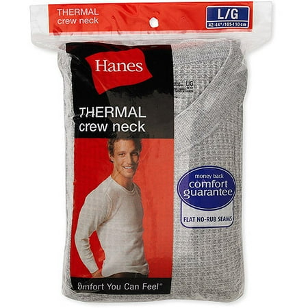 Hanes - Men's Thermal Crew-Neck Tee