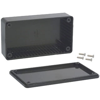 1591BBK - Boîte de Projet 4.4X2.4X1.2IN PLAS Noir