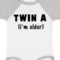 thumbnail image 4 of Inktastic Twin a (i'm Older) Boys or Girls Baby Bodysuit, 4 of 5