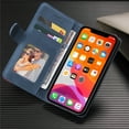 thumbnail image 3 of For iPhone 13 Pro Max Case Leather Flip Cover iPhone 13 Pro Phone Case For Apple iPhone 12 Mini 14 11 8 7 6 6s Plus 5 5s Case, 3 of 5
