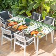 thumbnail image 2 of St. Patrick's Day Table Cloths for 5 Foot Rectangle Tables, Lucky Shamrocks Harp Beer Spring Plants Patio Waterproof Elastic Fitted Tablecloths, Washable Rectangular Table Cover for Camping, 2 of 8