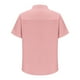 thumbnail image 4 of pstuiky Camisas de manga corta para hombre, Camisa informal de verano para hombre, de color liso, de manga corta y con solapa y botones. ropa de hombre m, 4 of 6