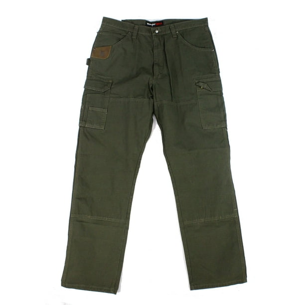 Wrangler Pants - Wrangler Olive Mens 38x36 Riggs Workwear Cargo Pants - Walmart.com - Walmart.com