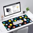thumbnail image 4 of Vintage Groovy Flowers Gaming Mouse Pad 35 x 15.7 Inch Extended Large Size Desk Mat with NonSlip Base, Ideal for Home Office and Computer Use, 4 of 6