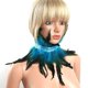 thumbnail image 3 of Moda victoriana cuello de s naturales gargantilla cuello Warp Shrug bufanda Azul Jinwen Envoltura de cuello gótica, 3 of 8
