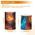 thumbnail image 3 of Dragon Fire and Water Flameless Candles&nbsp;LED Lights Battery Operated Candles with Remote and Timers Flicker Lights Votive Set of 2, 3 of 7