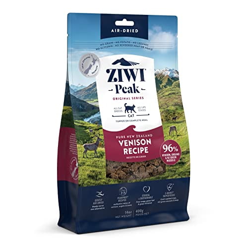 ZIWI Peak Air-Dried Cat Food â Venison - All Natural, High Protein, Grain Free, Limited Ingredient w/ Superfoods (14oz)