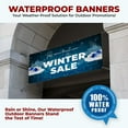 thumbnail image 5 of Winter Sele Large Banners and Signs for Outdoor by DreamController|Polyester Banner with 4 Holes for Easy Hang Indoor & Outdoor|4x2 Feet Banner to Promote Business Seles|HD Banner Made in USA, 5 of 6