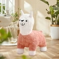thumbnail image 5 of FYTPOV Cute Plush Alpaca Stool, Multifunctional Animal-Shaped Ottoman for Bedroom, Playroom, Shoe Changing Stool, Leisure Chair, Home Decor, 5 of 6