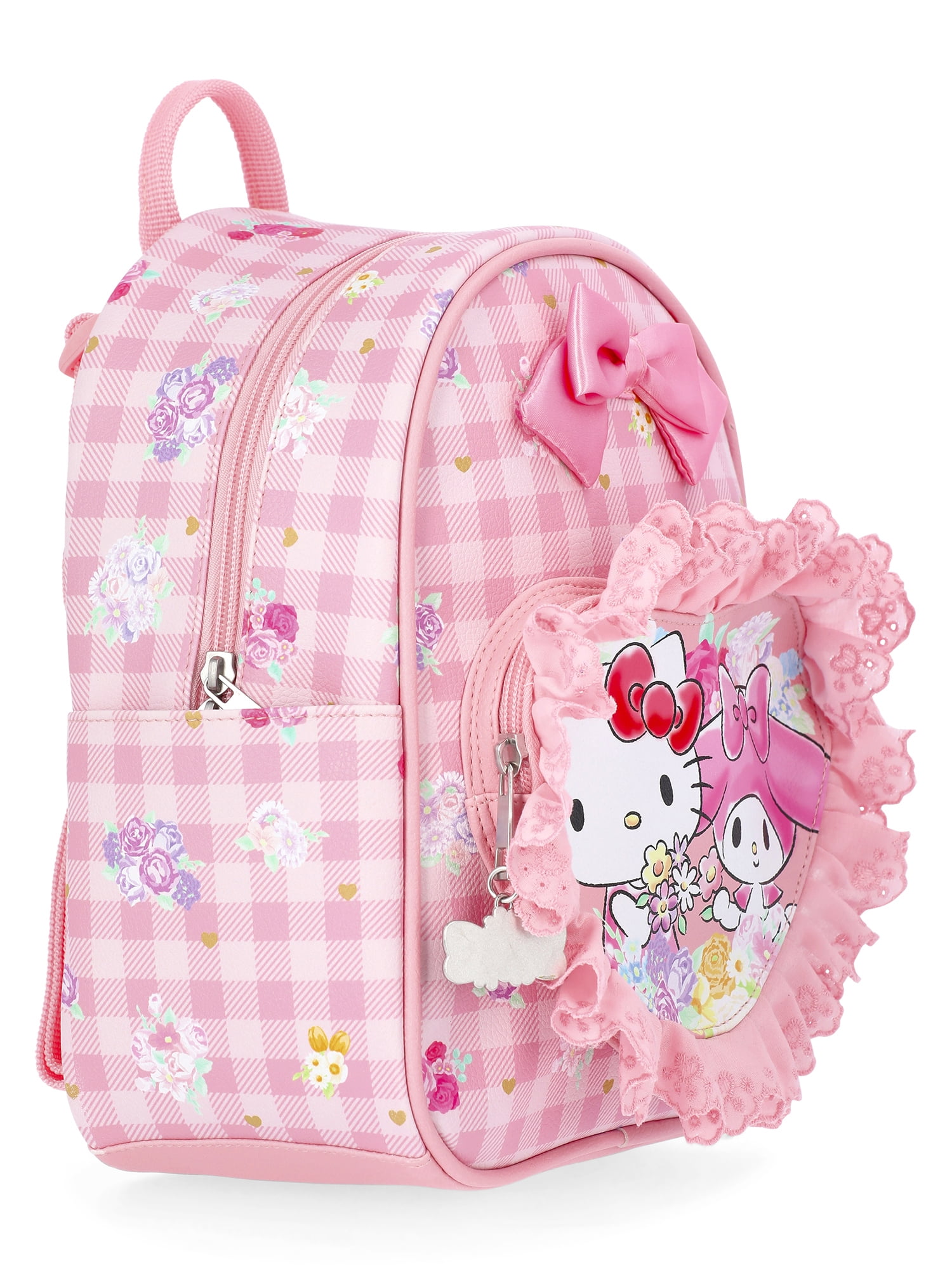 Sanrio Hello Kitty and My Melody Women's 10.5" Mini Backpack, Pink