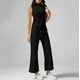 thumbnail image 2 of Conjuntos de dos piezas para mujer para el verano 2025: camiseta sin mangas con cuello alto y pantalones cortos. Chándal deportivo, XS-XXL., 2 of 6