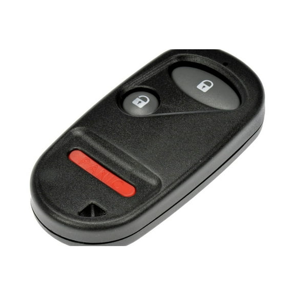 KarParts360 For Honda Element 2003-2011 Keyless Remote Case | Plastic/Rubber/Steel Material | Black | Lock/Unlock/Panic Button Functions | 3 Buttons | Replacement For 8E61-S5D-1M001