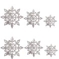 thumbnail image 1 of Gran fiesta 3D 6 guirnaldas colgantes Navidad copo de nieve hogar decoraciones de invierno Wmkox8yii  gf5793, 1 of 1