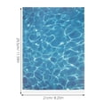 thumbnail image 2 of ADDHAT 8Ud Stickers De Pared Azul Con Patrón De Agua Para Ambientes Interiores, 2 of 6