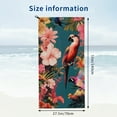 thumbnail image 5 of Autua Tropical Jungle Birds Beach Towel Oversized 36"x72" Quick Dry Microfiber Towels Pool Accessories Cruise Essentials Vacation Gifts Summer Must Haves for Swimming Camping Travel 27.5x55in, 5 of 7