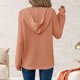 thumbnail image 5 of Camisa para mujer,Sudadera informal con capucha y botones para mujer, manga larga con cordón ajustable, poliéster, ajuste suave y cómodo para usar en casa, sopatenor, 5 of 9