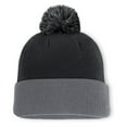 thumbnail image 2 of Men's Fanatics  Black Los Angeles Kings Aspyn Cuffed Knit Hat with Pom, 2 of 2