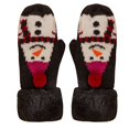 thumbnail image 5 of Winter Gloves for Women Thickened Velvet Knit Pattern Cute Warm Casual Mittens Christmas Gloves, 5 of 5