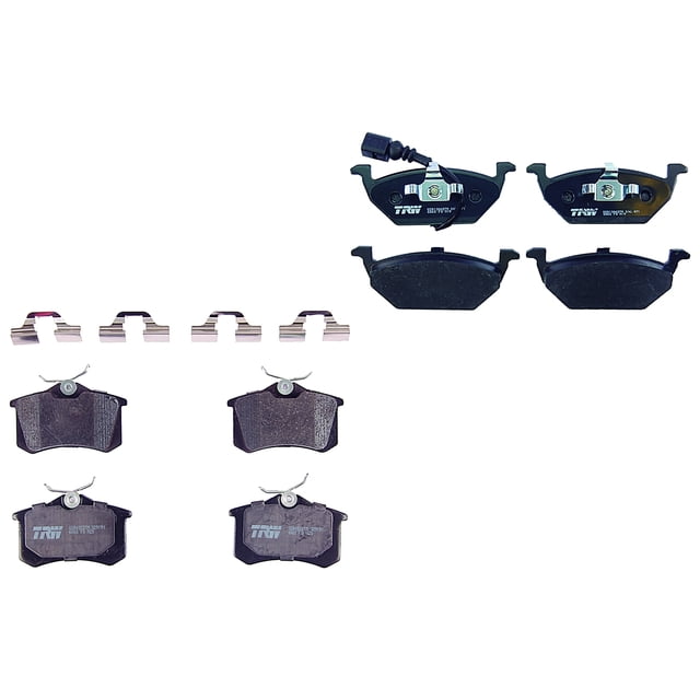 Set Balatas Cerámicas TRW Ibiza 2004 A 2008 Seat L4 1.6L