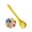 Yellow, variant on Plastic 2 in 1 Multipurpose Eggs Beater and Tongs with Ergonomic Handle Nonslip Dishwasher Safe Kitchen Gadget