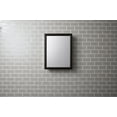 thumbnail image 3 of Kohler  20-in W X 26-in H Aluminum Single-Door Medicine Cabinet with Oil-Rubbed Bronze Framed Mirror Door, 3 of 7