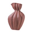 thumbnail image 4 of Vase de flores de cerámica Container floral Floral Desktop Ornament Jarrón decorativo para mesa de café Amplio Estante de hechos Regalo de Rojo, 4 of 8
