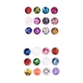 thumbnail image 1 of 24x de nieve y estrellas Lentejuelas para uñas Consejos para uñas Decoración de manicura, 1 of 9