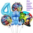 thumbnail image 3 of Disney Inside Out 2 - Juego de decoración para fiesta de cumpleaños, platos, vasos, servilletas, vasos, globos, suministros, kit de regalo, 3 of 5