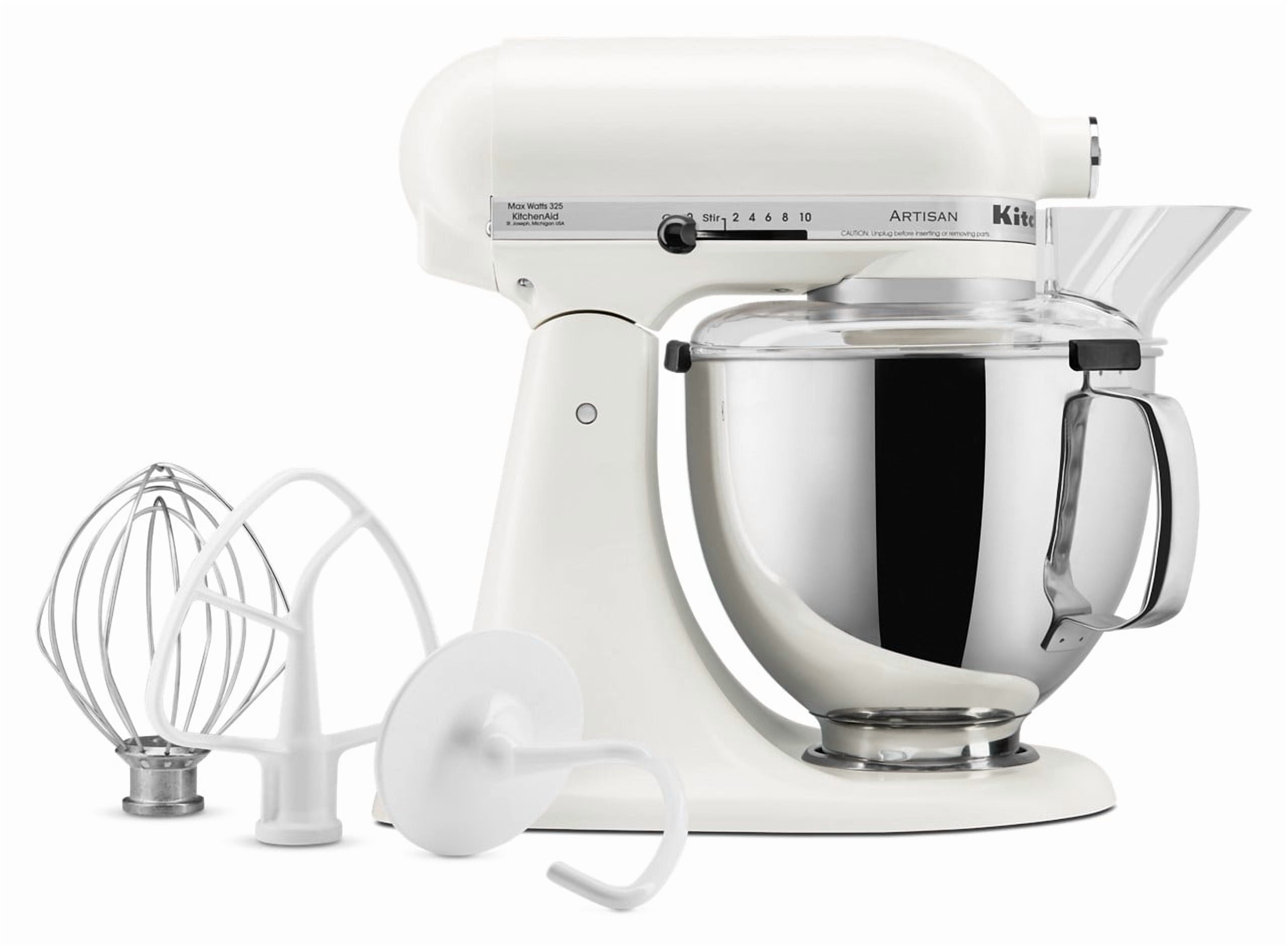 KitchenAid Artisan 5 Qt Stand Mixer, Porcelain White, Tilt-Head