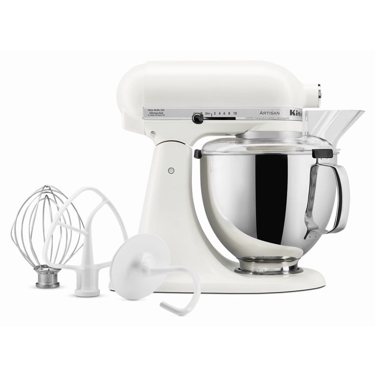 KitchenAid Artisan Mixer ホワイト KitchenAid Artisan 5 Qt Stand Mixer, Porcelain White, Tilt-Head