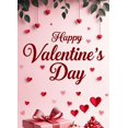 thumbnail image 4 of Valentine's Day Party Decoration Backdrop with Red Roses and Gift Box Background Hearts Banner Holiday Event Background Photo Props Romance, 4 of 4