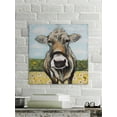 thumbnail image 4 of Marmont Hill Spring Cow by Tori Campisi Canvas Wall Art, 4 of 7