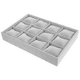 thumbnail image 3 of Decorative Watch Tray Watch Display Tray Jewelry Organizer Home Use Grey 35.50X24.50X5.00CM Storage 1 Set, 3 of 5
