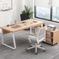 thumbnail image 4 of Standing Reception Office Desk Vanity Long Drawers Corner Computer Desks Free Shipping Legs Escritorios De Ordenador Furniture My Lux Decor Round, 4 of 33