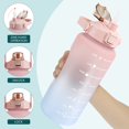 thumbnail image 2 of 2L Motivational Water Bottle with Time & Capacity Sports Water Bottle Daily Measured Tracking Time Marks Water Cup, 2 of 7