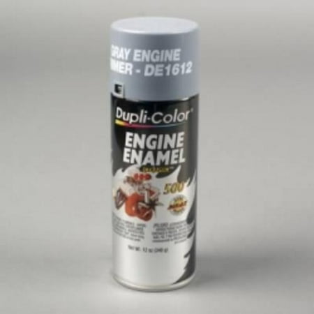 Krylon DE1612 Gray Engine Enamel With Ceramic Primer 12 Oz. Aerosol
